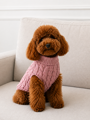 Chaleco de Punto Cálido para Perros Pequeños