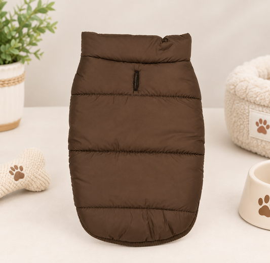 Abrigo Acolchado de Algodón Cálido para Perros - Otoño/Invierno