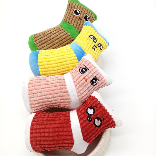 Juguete de Peluche Calcetín con Sonido para Perros