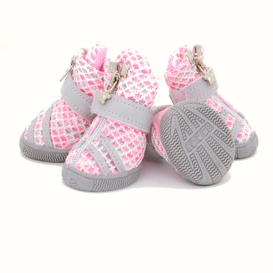 Zapatillas Deportivas Transpirables Antideslizantes para Perros (Juego de 4)