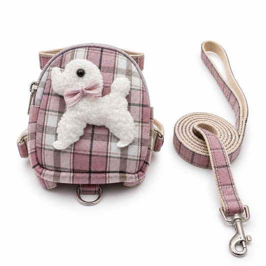 Mochila mini para mascota color Rosa fucsia