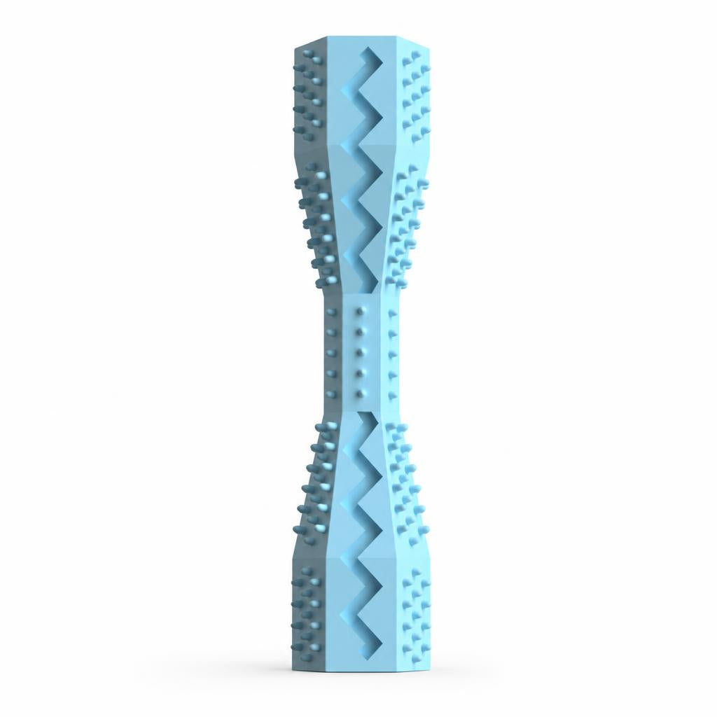 Mordedor dental para perros color azul