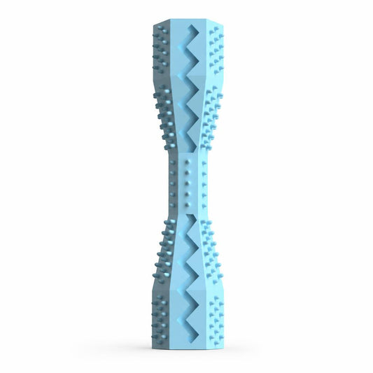 Mordedor dental para perros color azul
