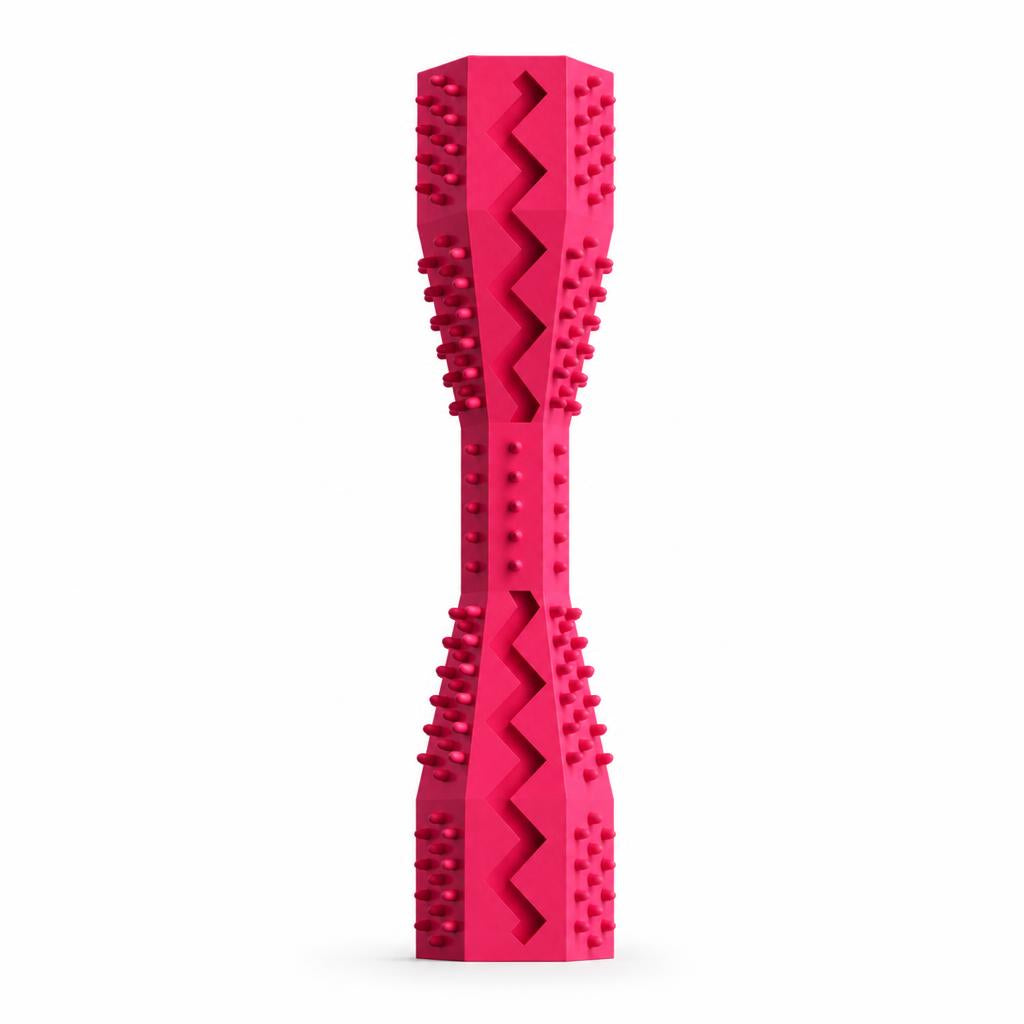 Mordedor dental para perros color fucsia
