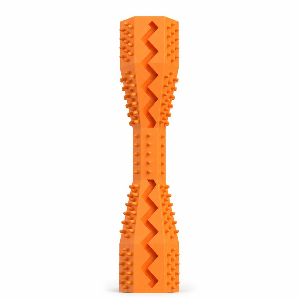 Mordedor dental para perros color naranja