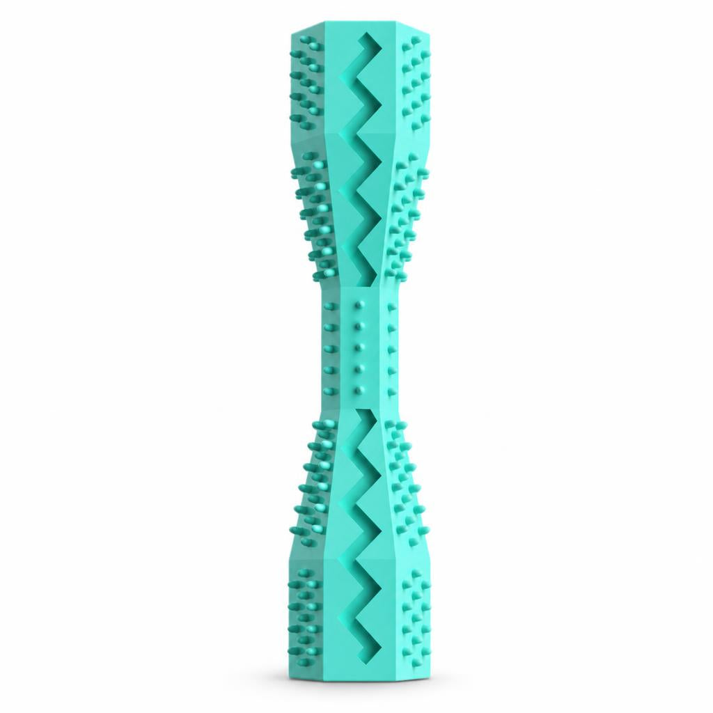 Mordedor dental para perros color turquesa